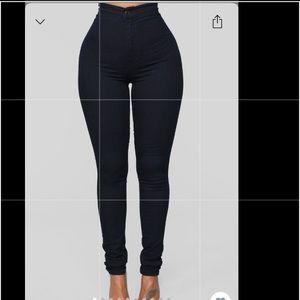 Super High Waist Skinny Jeans